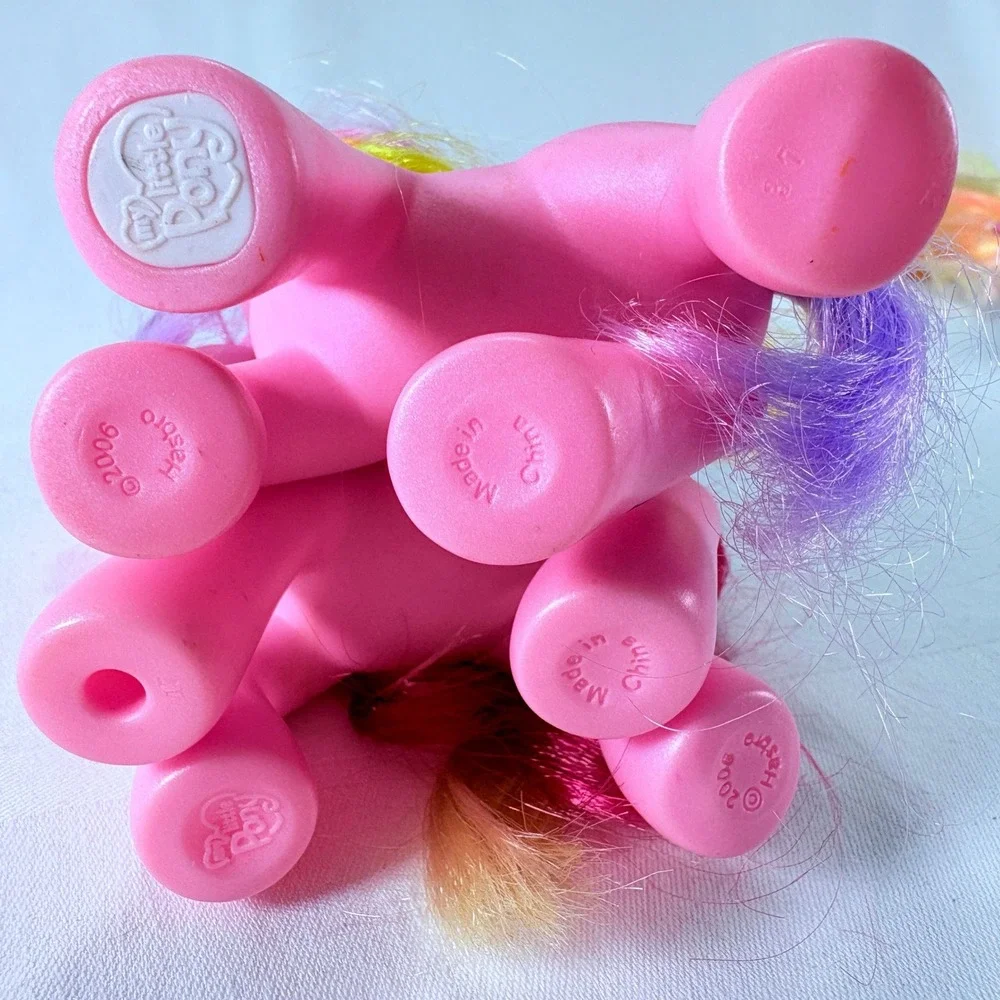 My Little Pony G3 Pink Hasbro 2002-2006 Butterpop Tea Leaf Swirlypop 3 Figures